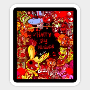 Happy tree friends horror Sticker